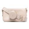 Bally Three-In-One Ginger Pattern Stitching Striped Leather Underarm Crossbody Shoulder Bag Women bags Beige 6236882