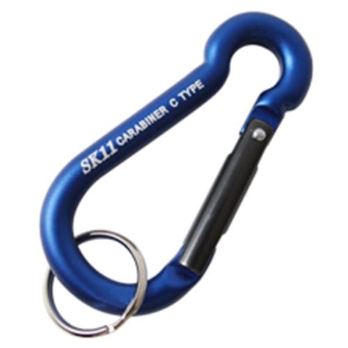 SK11 Aluminum Carabiner C, 5 x 50mm, SAC-550C, Blue