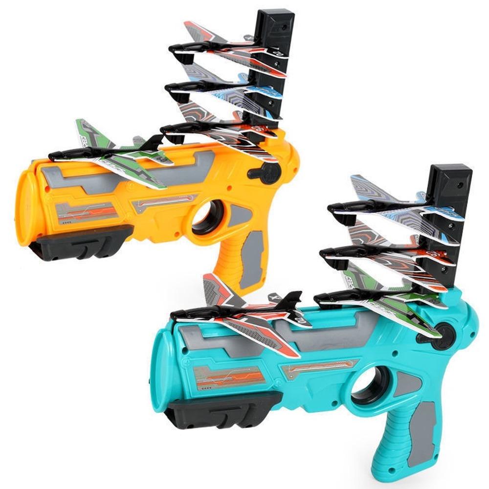 Catapult Plane Toys Sports Game Outdoor Garden Child Airplane Launcher Bubble Catapult Slingshoot Plane Toy Antistress Fidget Toys