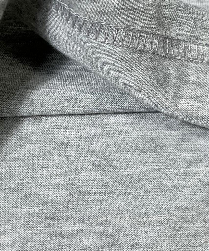 SK8ER ROCK Pocket Ringer T-Shirt ((Melange Gray*Navy))