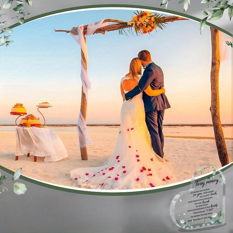 Loving Memory Acrylic Wedding Memorial Sign - Sympathy Gift for Reception, Anniversaries & Reunions, Home Tabletop Decorations, Nurseries, Home Des
