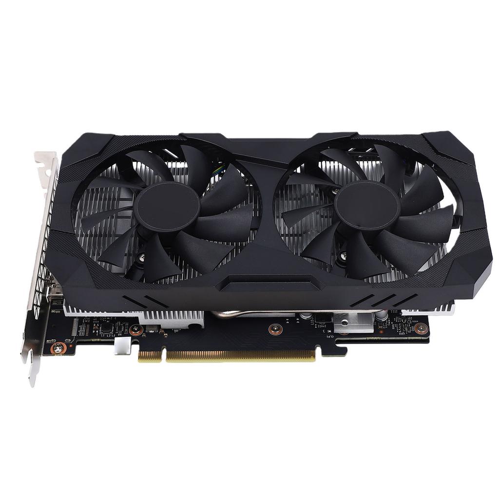 Graphics Card 6GB GDDR6 Memory 192Bit Dual Fan Desktop PC Gaming Graphics Card Supports 1080p Games with DisplayPort
