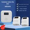 Store Entrance Infrared Doorbell with 11-Language Support - Split Wireless Sensor Welcome Device