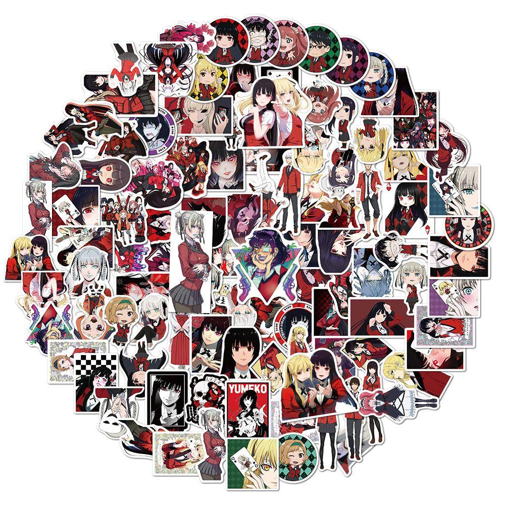 Vast Collection Of 50/100pcs Kakegurui Anime Stickers For Diy Creations