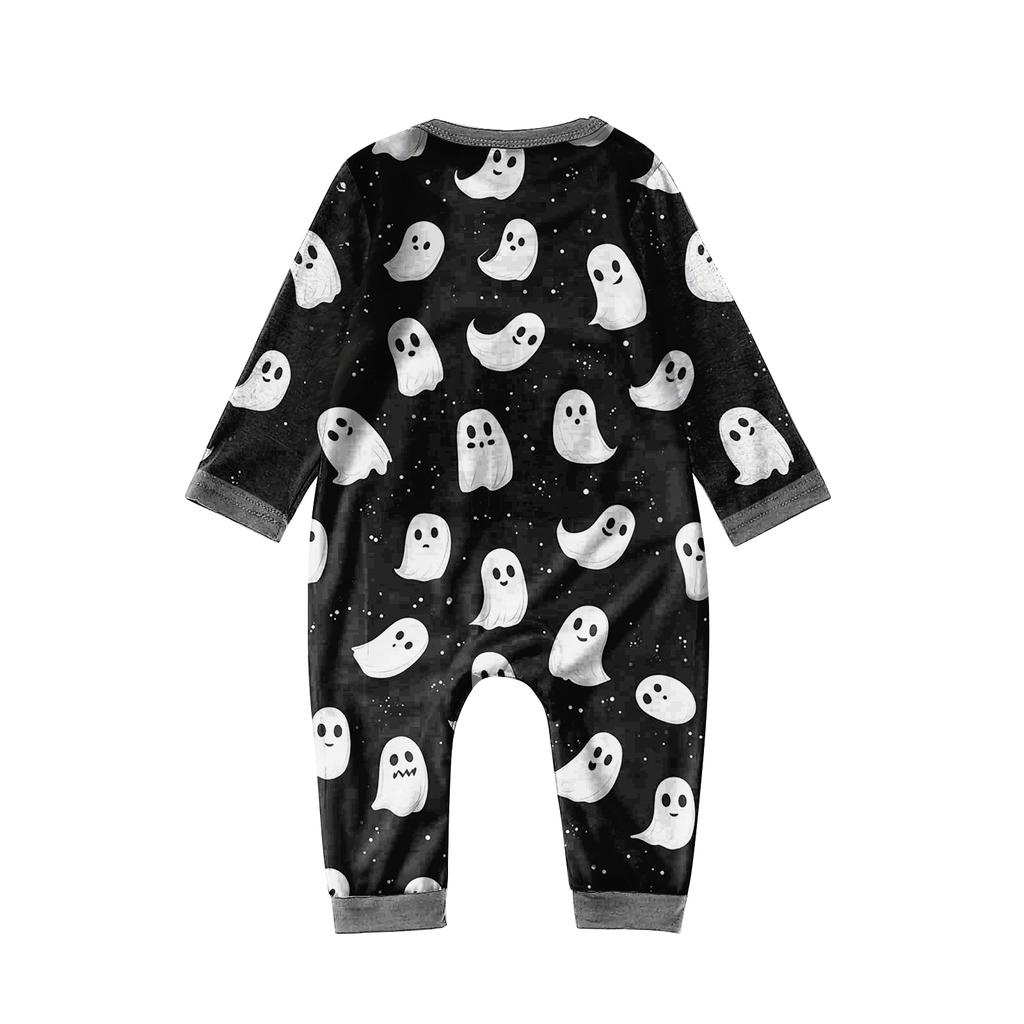 Halloween Day  Prints Family Matching Long Sleeve Tops+Pants Set Family Matching Sets