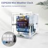 ESP8266 Mini Weather Clock Kit Electronic Weather Station Multifunctional WIFI Digital Clock DIY Soldering Project Practice Kit
