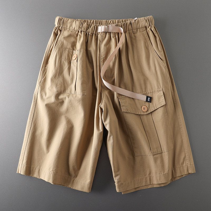 Export Tail Single Cut Label Outdoor Functional Mountain Parka Shorts Men's American High Street Hip Hop Fifth Pants Men's Trousers