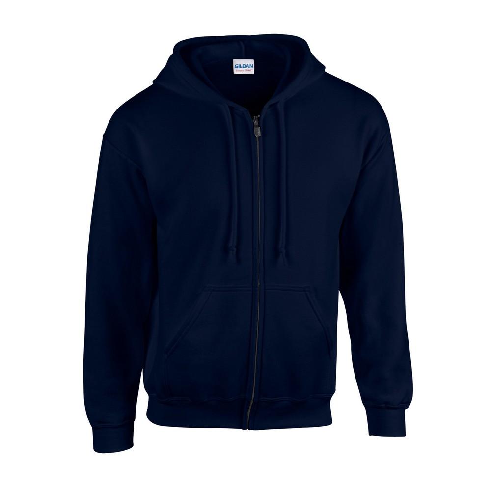 Gildan Heren Heavy Blend Hoodie met Volledige Rits 4XL