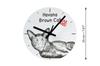 Havana Brown – Wall clock with a cat, shelf clock with a print | Art-Dog