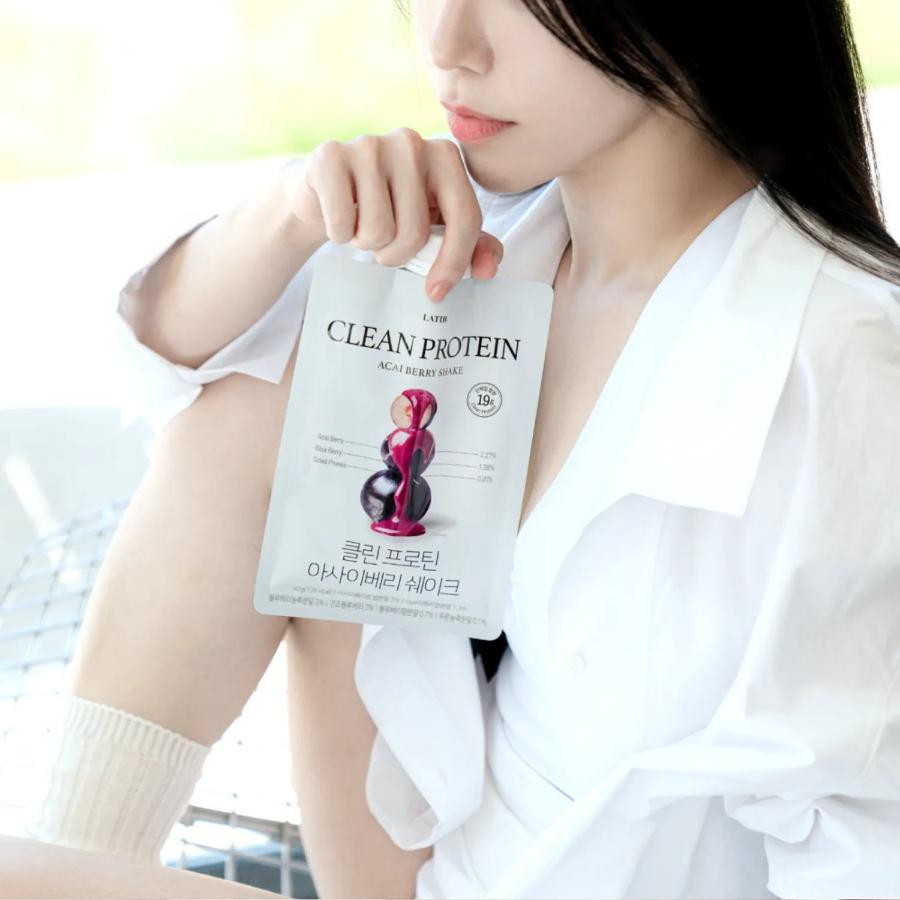 LATIB Acai Berry Clean Protein Shake Nutritional Meal Powder 40g*3bag