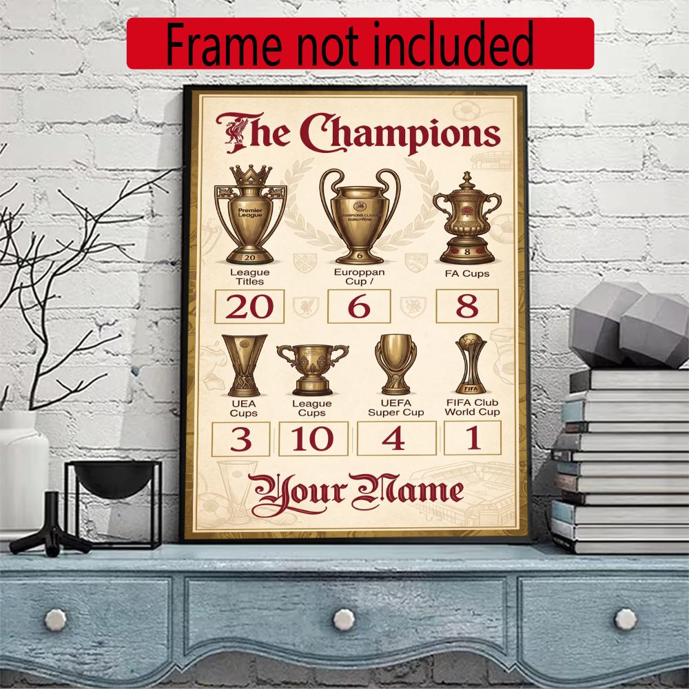 Liverpool Fc Personalized Name Round Diamond Painting Kit Diamond Embroidery Painting Rhinestones Mosaic Frameless Handwork Decoration Arts