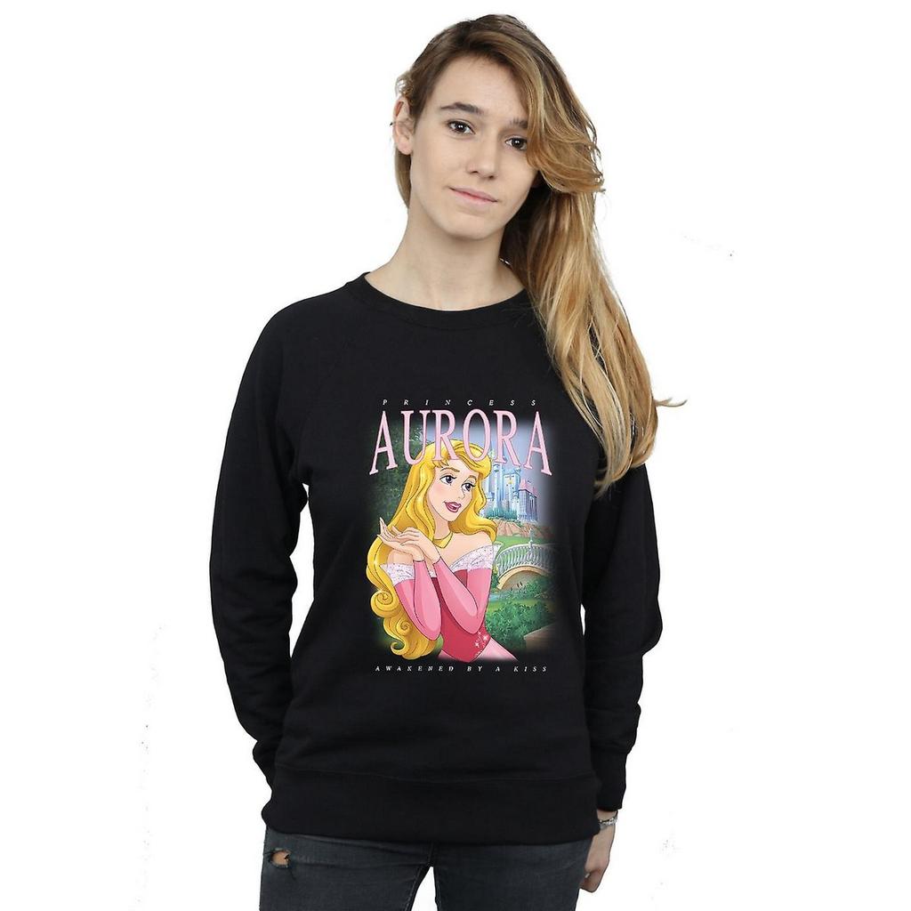Sleeping Beauty Womens/Ladies Aurora Montage Cotton Sweatshirt