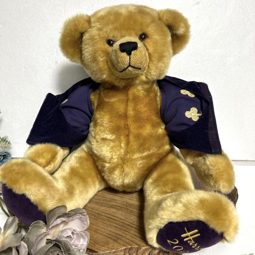 [USED] Harrods Merlin Teddy Bear, Christmas 2000