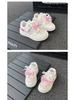 2025 Autumn Girls' Princess Sneakers - Soft Sole White Sports Shoes