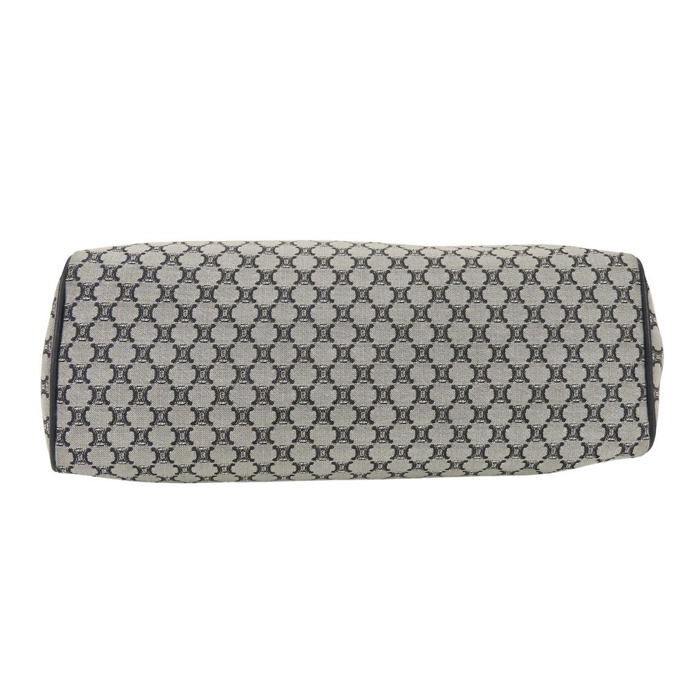 Used CELINE Tote Bag Macadam gray black simple