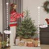 Artificial Christmas Tree 150cm with 492 Branches and Foldable Metal Stand, Easy Assembly for Indoor Living Room, Green