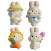 Cartoon Rabbit Chocolate Silicones Molds Cute Rabbit Fondant Decors Molds for DIY Decoration Making Soap Candle