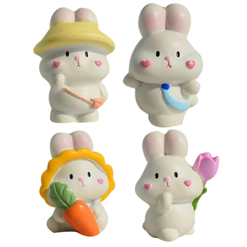 Cartoon Rabbit Chocolate Silicones Molds Cute Rabbit Fondant Decors Molds for DIY Decoration Making Soap Candle