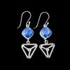 Tanzanite Gemstone 925 Sterling Silver Jewelry Handmade Earrings 2.00" For Gift EE-45-6