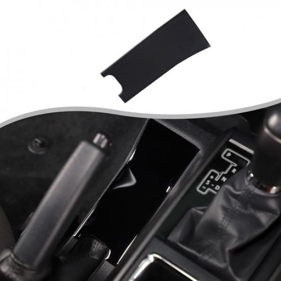 Glossy Piano Black Handbrake Slot Trim Cover Decor For Toyota Tacoma 2016-