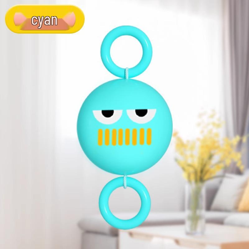 Светящийся в темноте волчок на шнурке - Ностальгический подарок из 90-х для детей младшего школьного возраста, Развивающее развлечение для мальчиков и девочек. синий