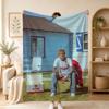 Rapper M-MGK Blanket For Soft Warm Knee For Bedroom Living Room Bed Sofa Camping Picnic Office Gift