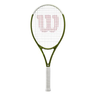 Wilson Harter Tennisschläger BLADE FEEL TEAM 103 Feel Grip Größe 2 WR117710U2 [Gut gespannt] (Blade-Team) Grün Weiß