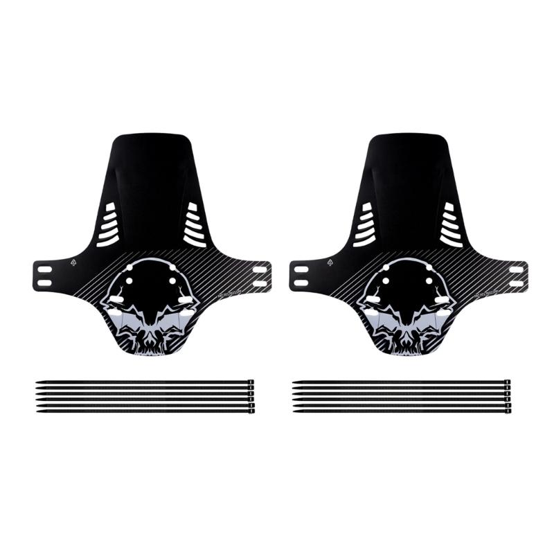 2pcs Mountain Bike Mudguards Cycling Splashes Mud Guards Durability Mudguards  for Smooth Cycling