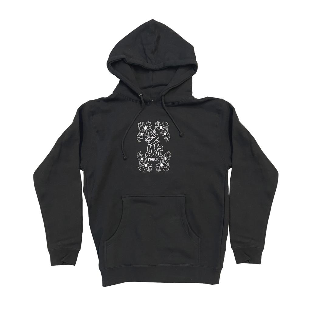 Public Friends Hoodie Black Black/Xl