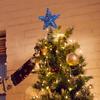 Christmas Tree Topper Decoration Romantic Unique Star Treetop Xmas Decor for Cafe