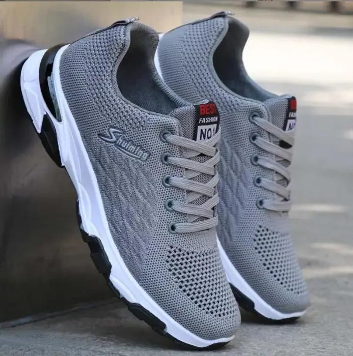 Men's Sneakers Outdoor Sports Comfortable Knitting Mesh Breathable Running Male Casual Men Sport Shoes for Men 2024 New
