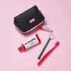 Travel Pouch + EUTHYMOL Perfect Bad Breath Care Plan (Original Toothpaste 106g + Oral Spray + Toothbrush + Tongue Cleaner)