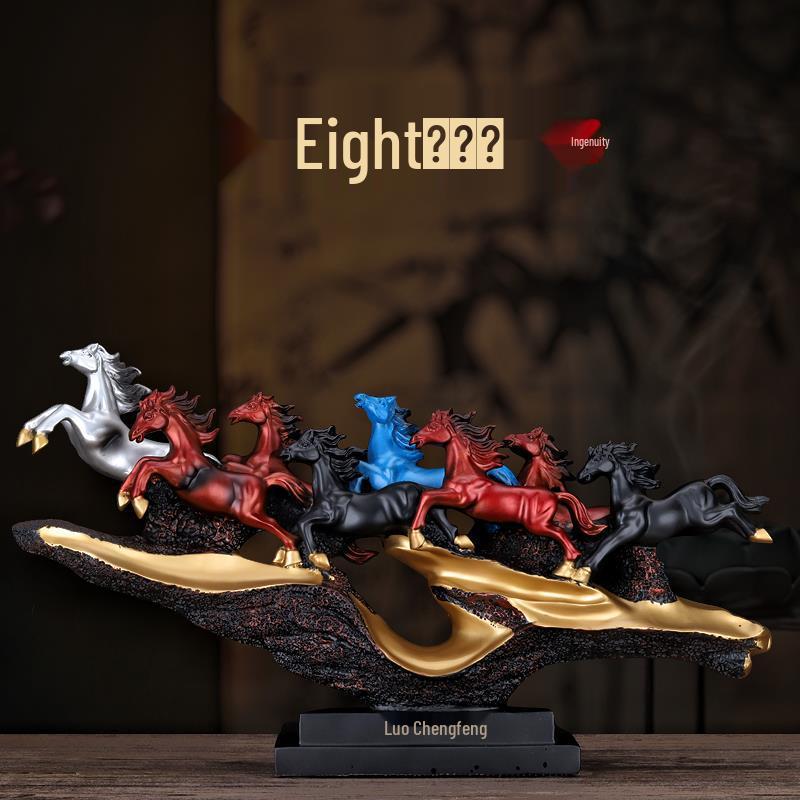 Bestseller Ma Dao Cheng Gong Pferdefigur - Perfekt für Foyer, Wohnzimmer, Weinschrank oder Büro; Ideales Einweihungs- oder Eröffnungsgeschenk.