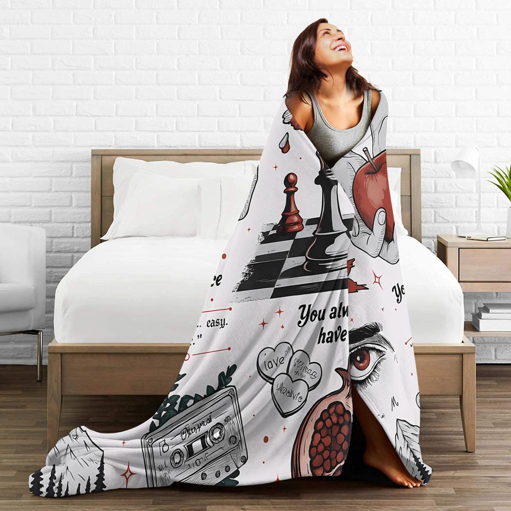 Jacob Die Twilight Saga Decke Qualität Warm Weich Überwurfdecke Winter Mädchen Jungen Sofa Bett Grafischer Bettbezug