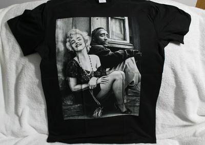 TUPAC SHAKUR MARILYN MONROE LEGENDS 2PAC HIPHOP RAPPER LEGEND T-shirt