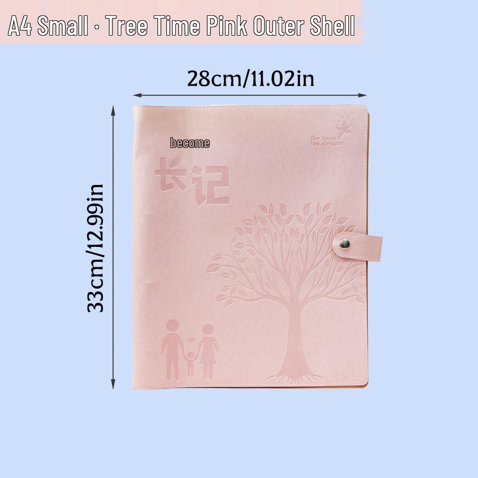 Portable Prenatal Check-up Album: Soft Leather, Rollable A4/A3 Binder for Pregnancy Test Reports & Documents. 50