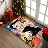 1pc Office Printed Area Carpet, Betty Boop Rug, Home Sofa Chair Mat For Christmas and Halloween Décor