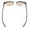 Excellent TOM FORD sunglasses Marble Half Rim Clear Brown Gold Yellow Lens Used