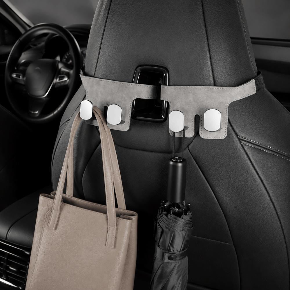 Wear-Resistant Car Headrest Hook High Load-Bearing Auto Back Seat Storage Hook Handbag