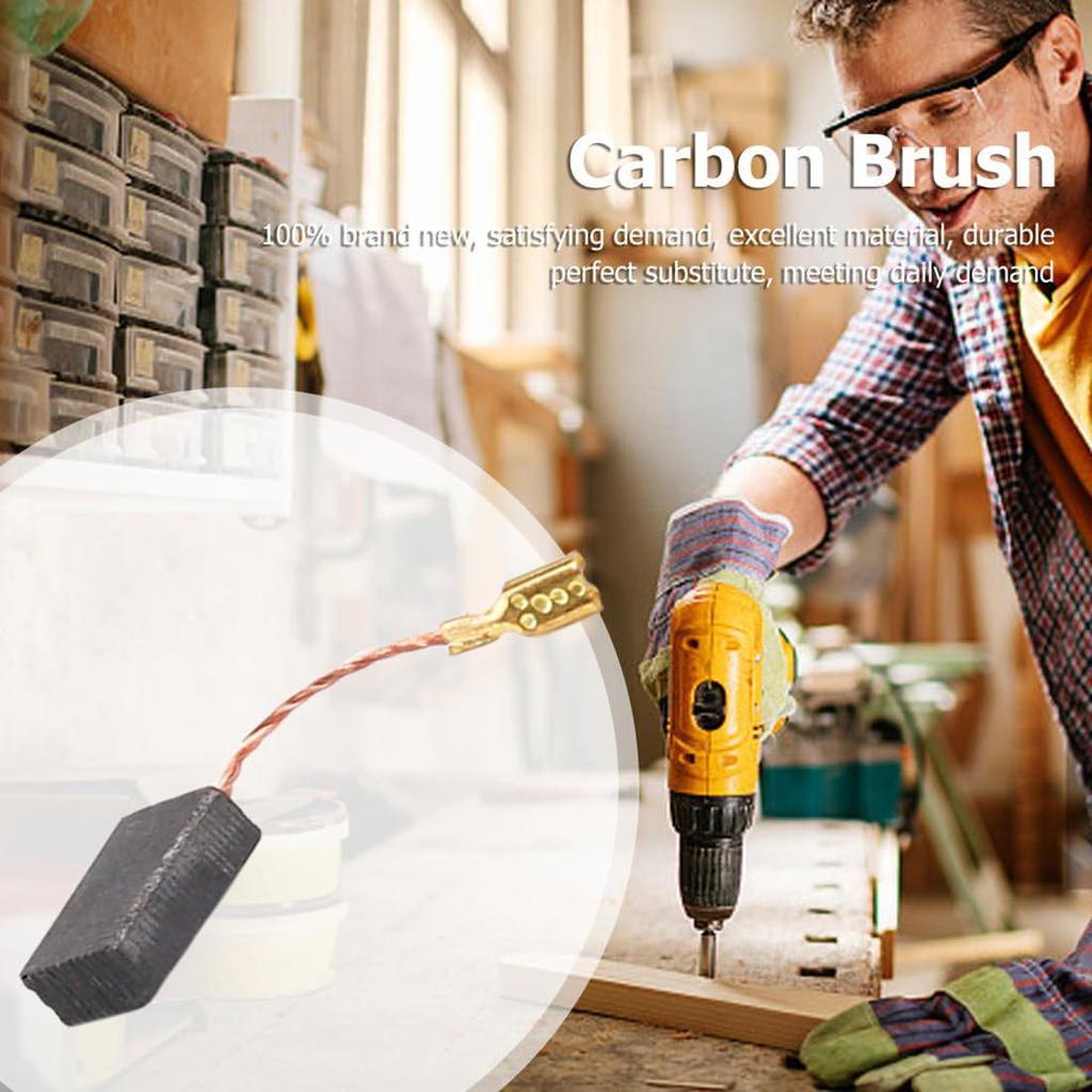 60-częściowy zestaw szczotek węglowych do silnika elektrycznego: 10 rozmiarów do naprawy elektronarzędzi
