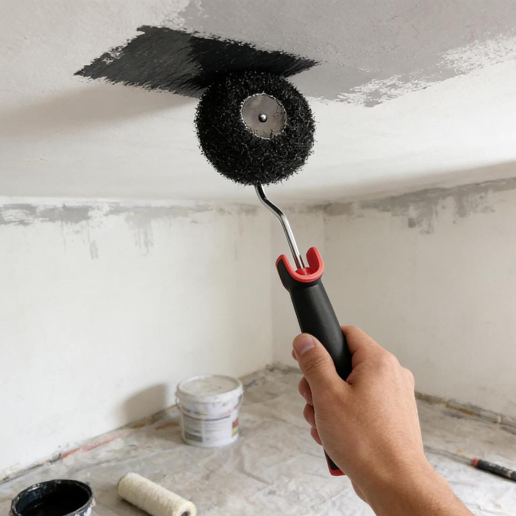 Corner Edging Paint Brush Pumpkin Shaped Roller Brush Corner putty finishing roller Inner corner lining paint roller for Ceiling