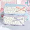Multi-layer Pen Bag Color-blocking Stationery Storage Bag Portable Pencil Case  Students Gift