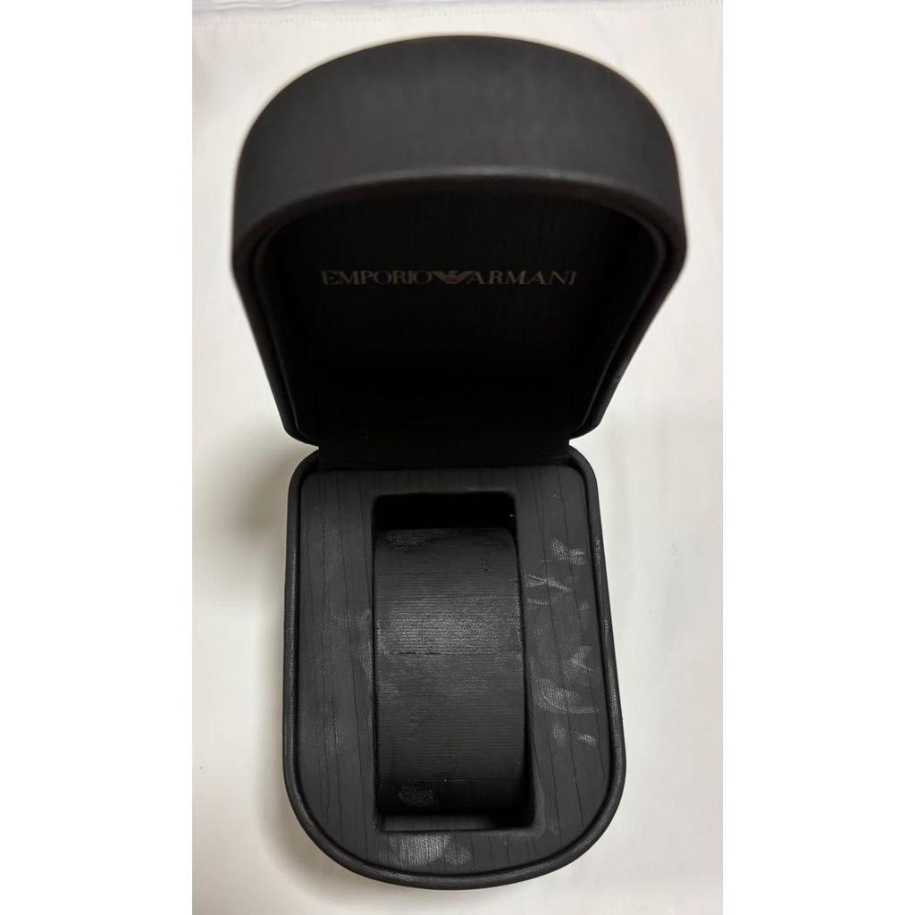 Used Emporio Armani watch leather strap [battery not replaced]
