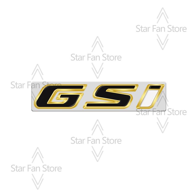 Metal GSI Badge 3D Stickers Car Trunk Body Emblem Decal Styling For Opel Adam Meriva Insignia Mokka Zafira Junior Vauxhall VXR