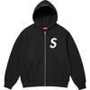Supreme Felpa con cappuccio e zip con logo a S (25FW) Nero
