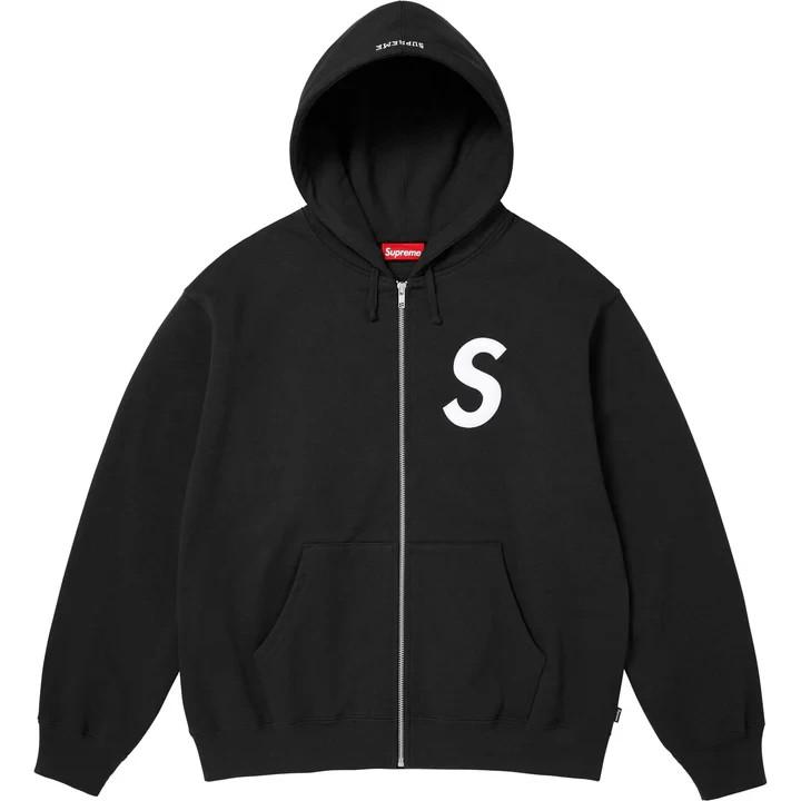 Supreme S Logo Zip Up Hooded