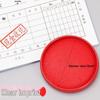 Portable Oil-Based Quick-Drying Red & Blue Fingerprint Inkpad Box