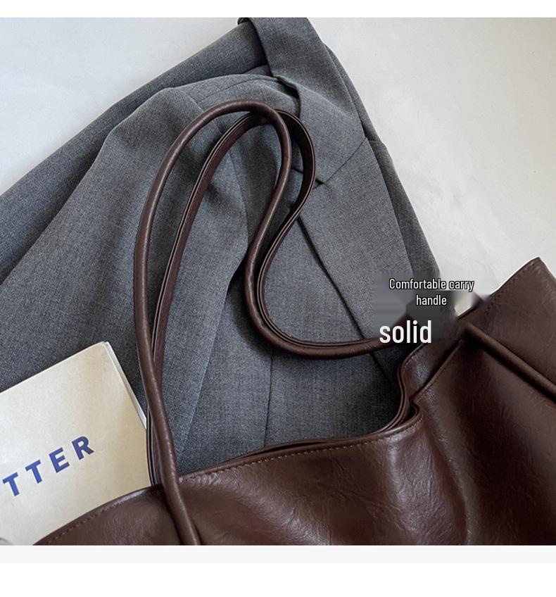 New Women's Versatile Commuter Tote - Large Capacity Casual Shoulder Bag for College Students