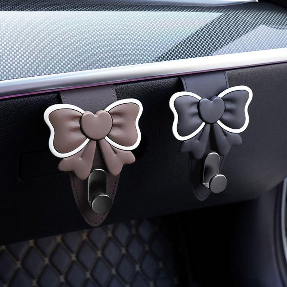 Multifunktionaler Auto-Klebehaken Schleife Auto Beifahrer Handschuhfachhaken Auto Aufbewahrungshaken Takeaway
