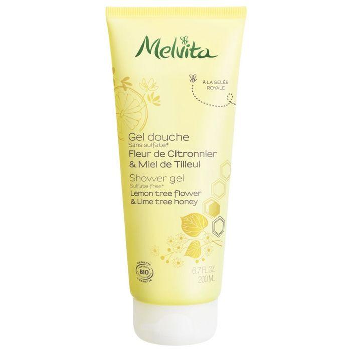 Gel douche - Melvita - Fleur de Citronnier & Miel de Tilleul - 200ml - Sans parabène - Mixte